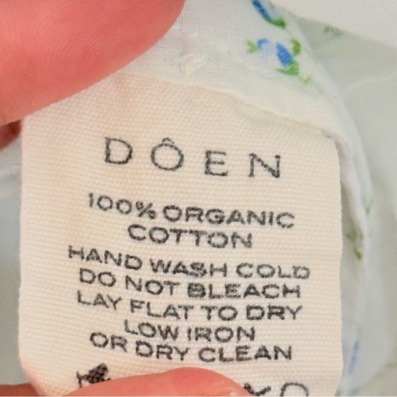 Doen Leta Dress Nightgown Light Blue Floral Size Small - Picture 4 of 5